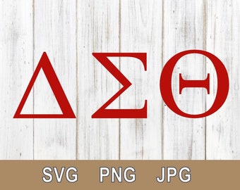 Delta Sigma Theta 1913, Educación, Descarga instantánea, Cricut Silhouette, Glowforge, Alfabeto griego, Hermandad, Fraternidad, Universidad Svg