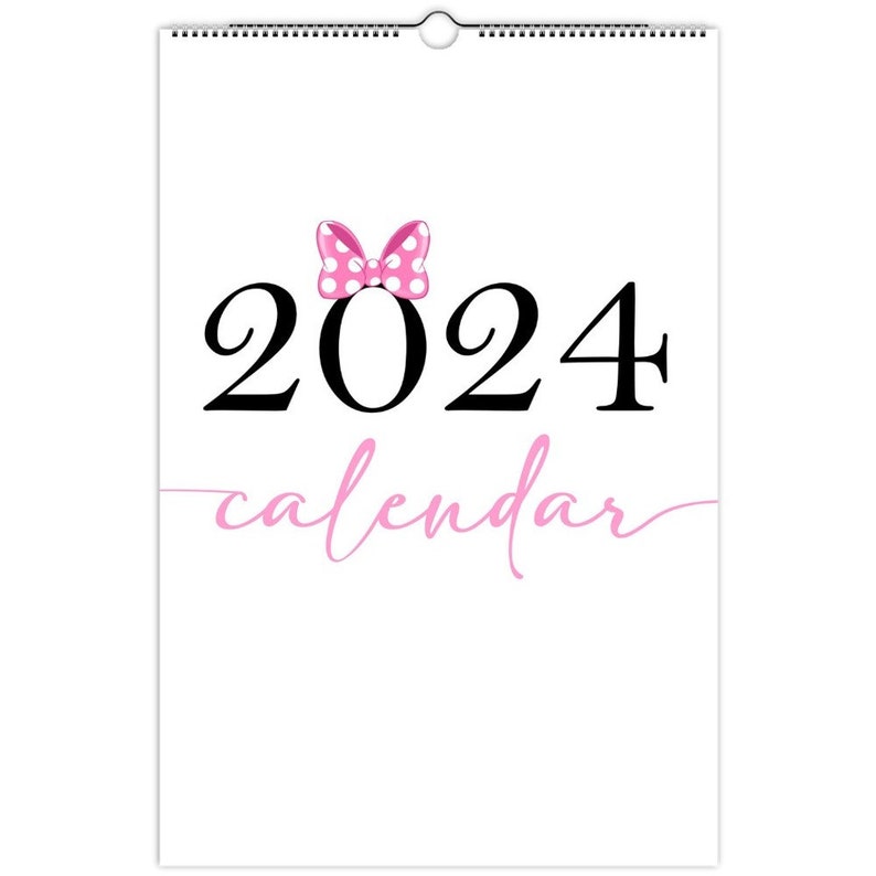 2024 Mouse Monthly Planner, 2024 Mouse Monthly Calendar, Mouse Calendar