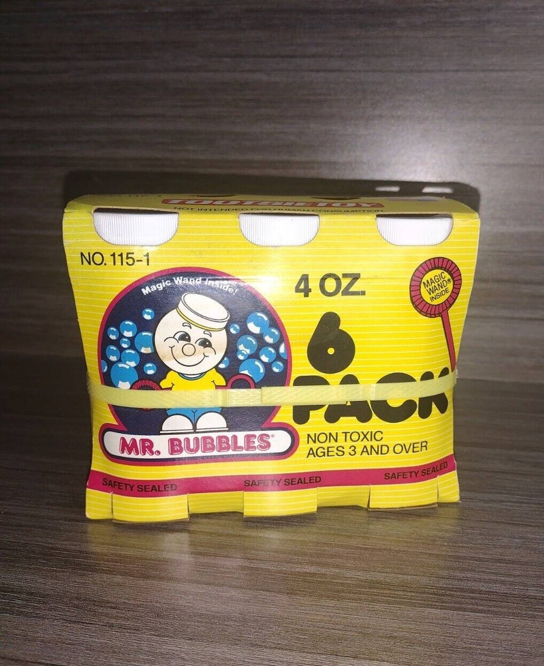 1990s Tootsietoy Mr. Bubbles 6 Pack Magic Wand Inside NOS Etsy