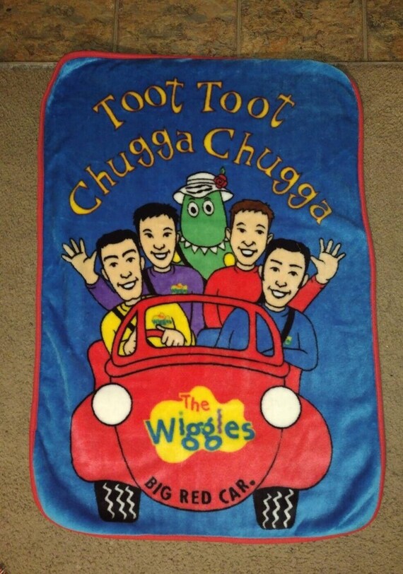 Wiggles Blanket Comforter Toddler Bed Fleece Red Car Original Etsy
