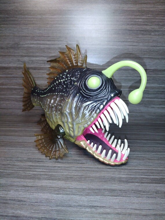Toys R Us Chap Mei Deep Sea Angler Fish Toy Animal Glow Etsy
