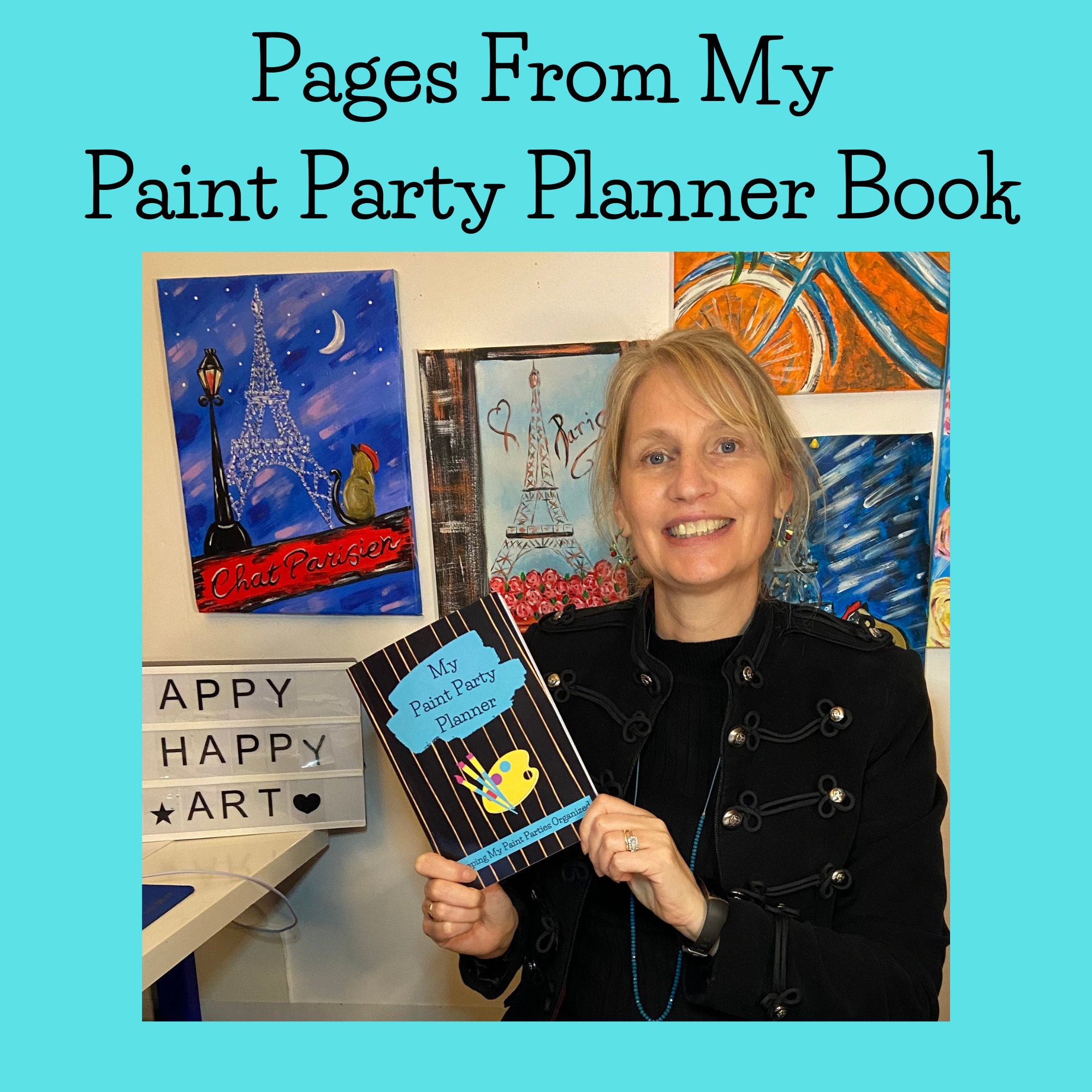 Paint Party Planner Bundle, Instant Digital Download, Checklists