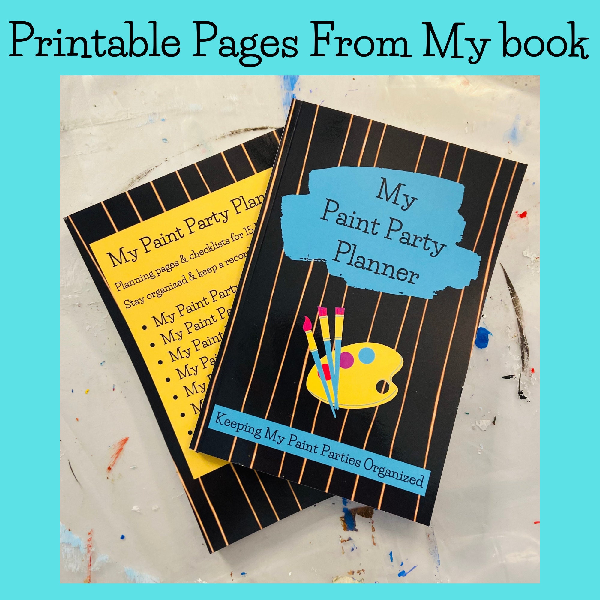 Paint Party Planner Bundle, Instant Digital Download, Checklists