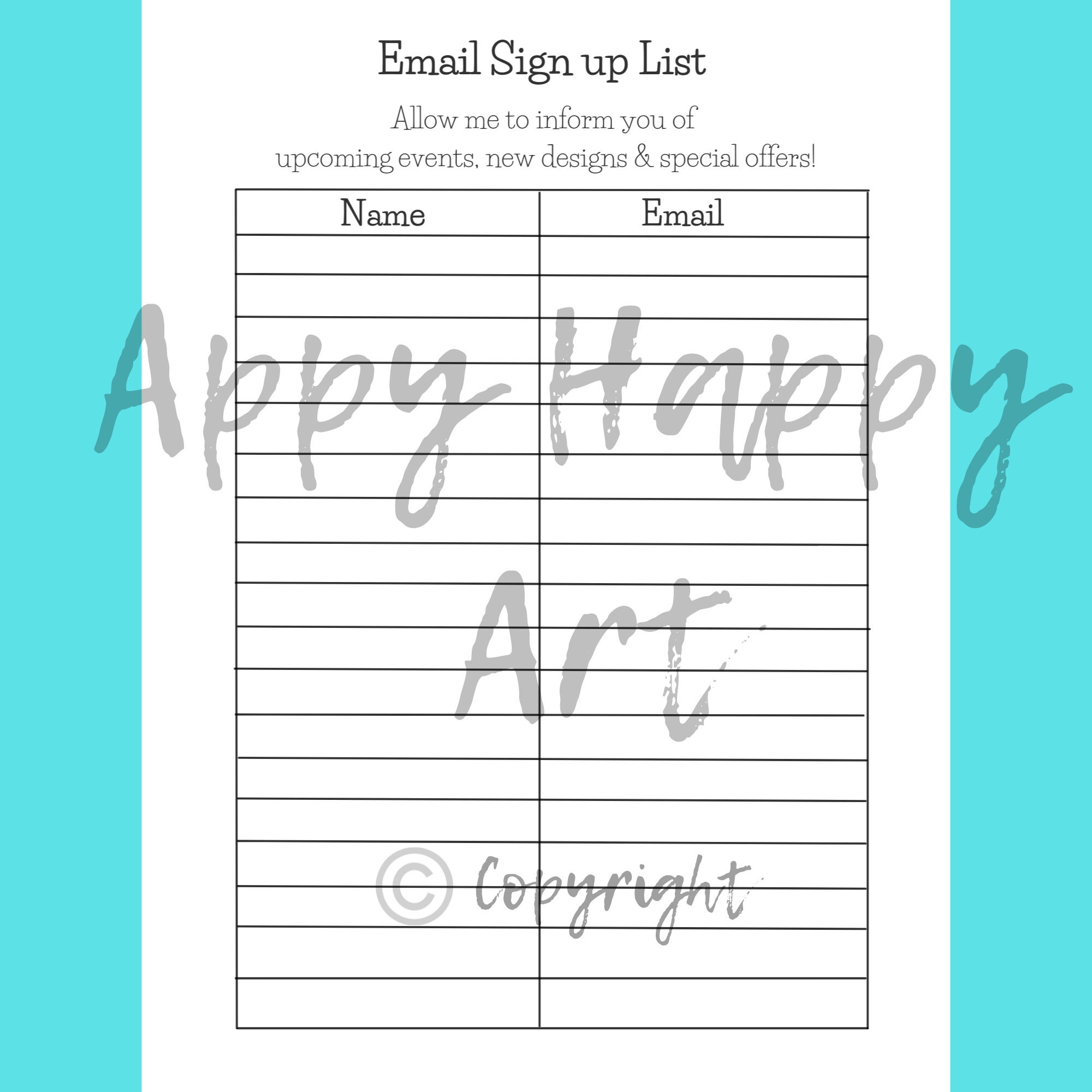 Paint Party Planner Bundle, Instant Digital Download, Checklists