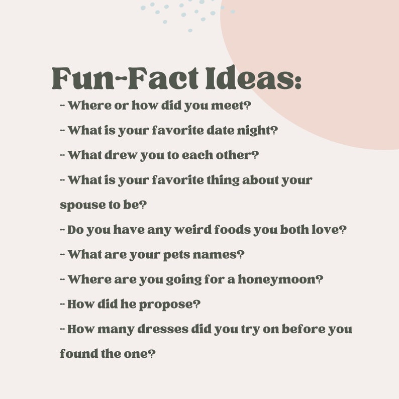 Fun Facts Personalized Wedding Napkins 100 CT Cocktail Etsy