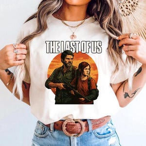 The Last Of Us Video Game Shirt Design PNG 300 DPI High Res Transparent PNG With Bold Printable Graphic Trendy Video Game Tshirt Design