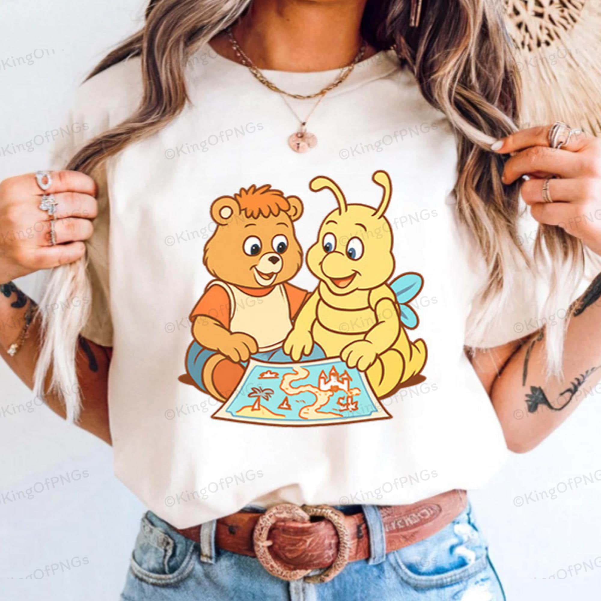 Maglietta dei cartoni animati degli anni Italia