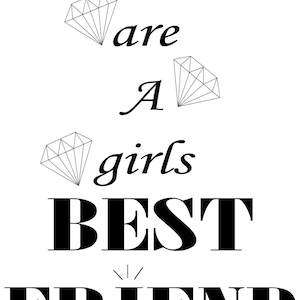 Diamonds Are A Girls Beste Freundin