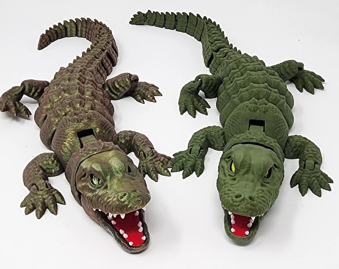 Raki-Box Realistic 3D Printed Alligator