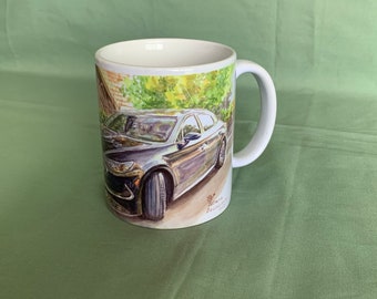 Hyundai Sonata - mug from a watercolor painting