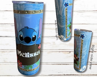 Stitch Tumbler Customized with Name