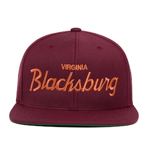 VIRGINIA BLACKSBURG Script Hat