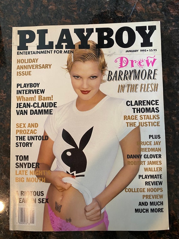 DREW BARRYMORE Playboy January 1995 | Etsy Hong Kong