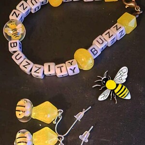 busy bee jewelry set (Rylee)