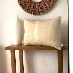 Body pillow cover, Handwoven Linen Pillow, Rustic Home Decor, Comfortable Couch Accent, Perfect Housewarming Gift