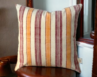 High-Quality Linen Pillow, Sofa pillows, Cozy and Durable, Ideal for Bed or Couch, Artisanal Handwoven Pillow