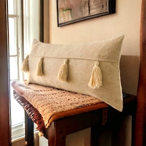 Luxurious Extra Long Pillow, Body pillow covers, Ideal for Full Body Rest-Unique Housewarming Gift , Extra long lumbar pillow