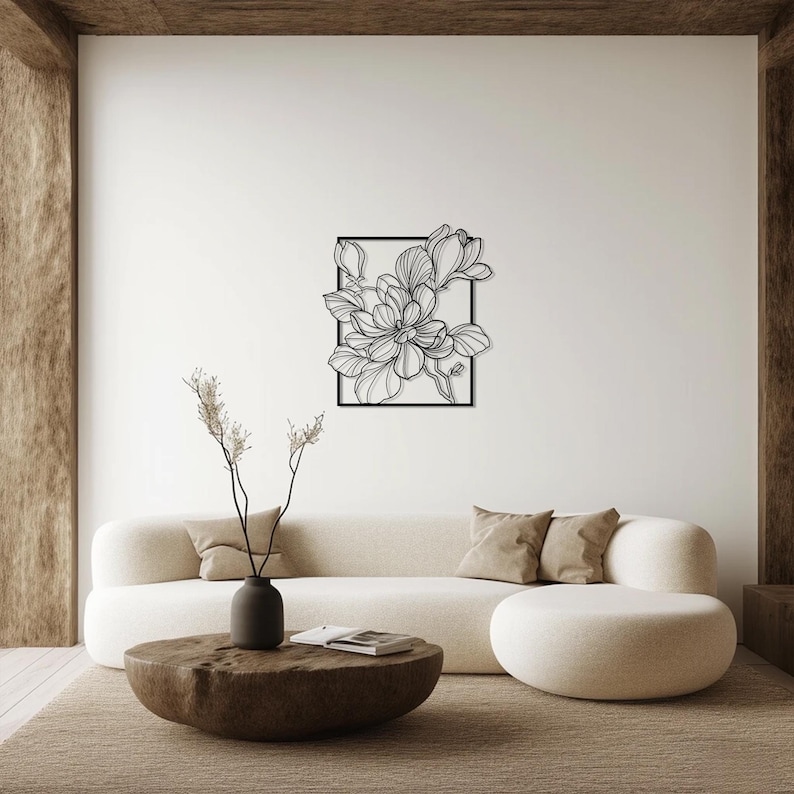 living room metal decor