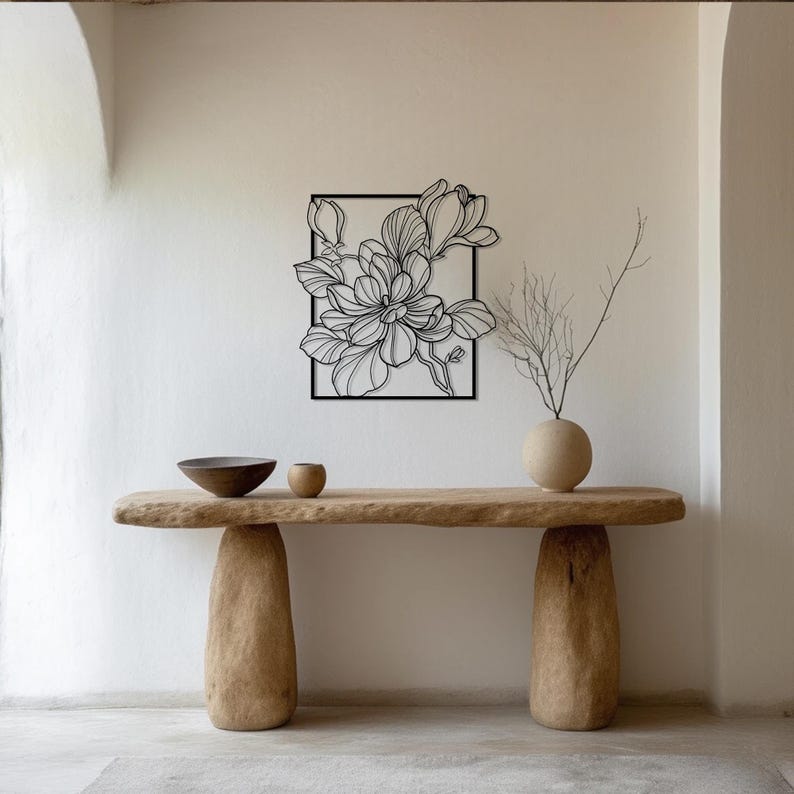 elegant black wall decor