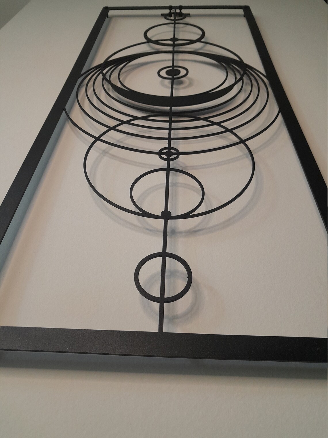 Metal Wall Art Circle Wall Decor Home Art Decor Minimalist Etsy