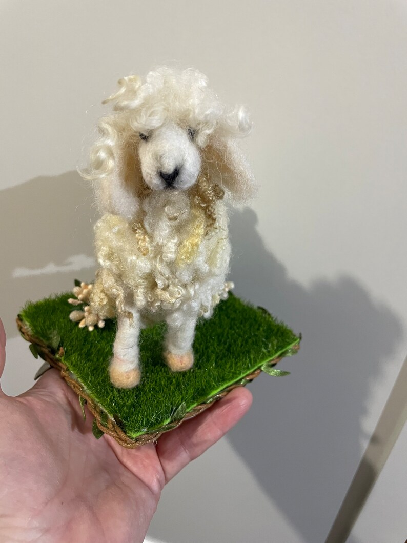 Wooly Lamb Sheep Needle Feltingcanada Etsy