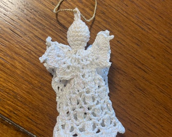 Handmade Crocheted Angel Ornament