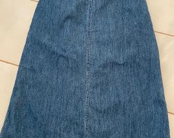 Women's Vintage XL Disney Long Denim Skirt
