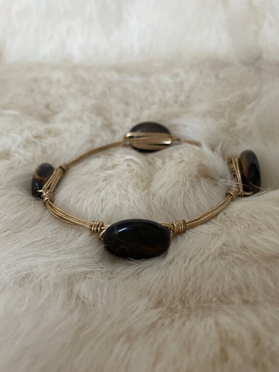 Wire Wrapped Bangle Bracelets - image 4