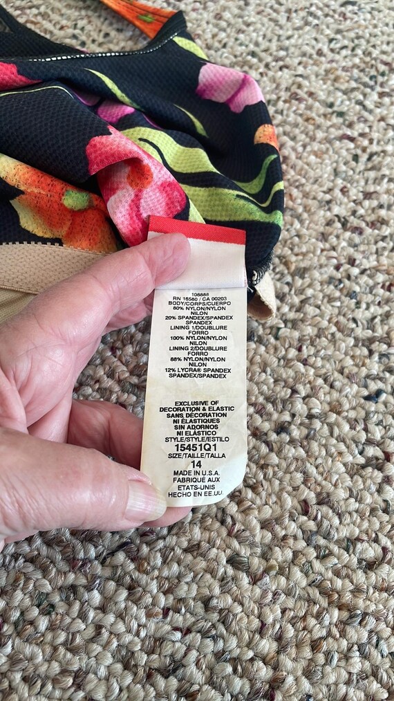 Cole of California Brand Colorful Textured Tankin… - image 5