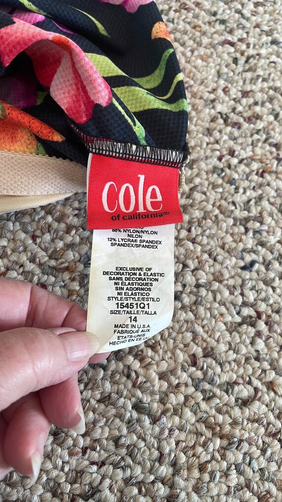 Cole of California Brand Colorful Textured Tankin… - image 4