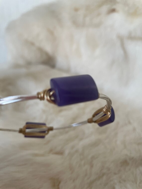 Wire Wrapped Bangle Bracelets - image 7