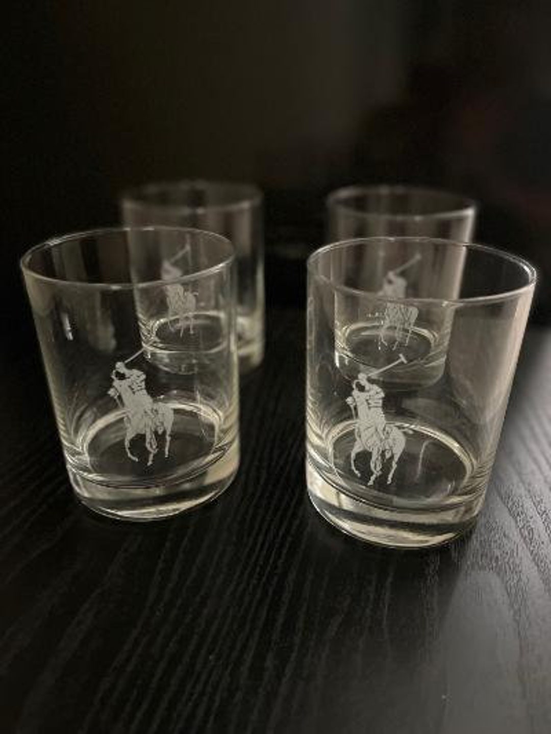 Ralph Lauren Polo Drinking Glasses Etsy