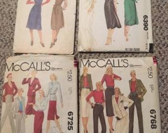 Patrones de costura vintage de la década de 1980. Y2K