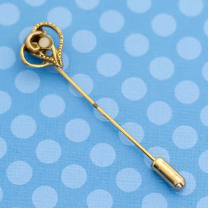 Vintage Mid Century Gold Tone Stickpin - M9