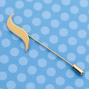 Vintage Mid Century Gold Tone Stickpin - M9