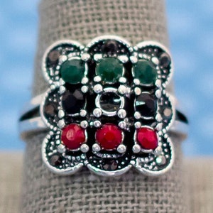 Anillo panafricano vintage talla 10 - M21