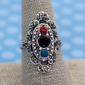 Anillo de Bollywood Vintage Tamaño 8 1/2 - M21