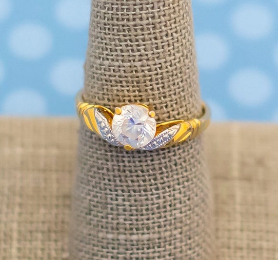 Etsy gold deals plated rings