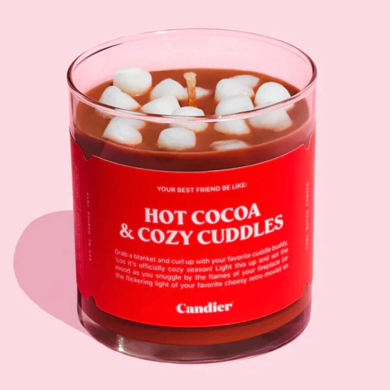 Hot Cocoa Best Friend Candle Luxury Candle Gifts for Her Gifts Etsy