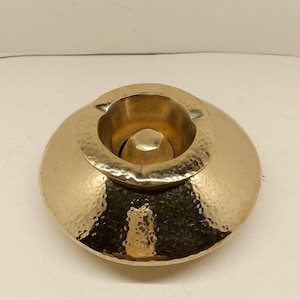 solid brass ashtray - cigarette ashtray - ashtray with berber designations