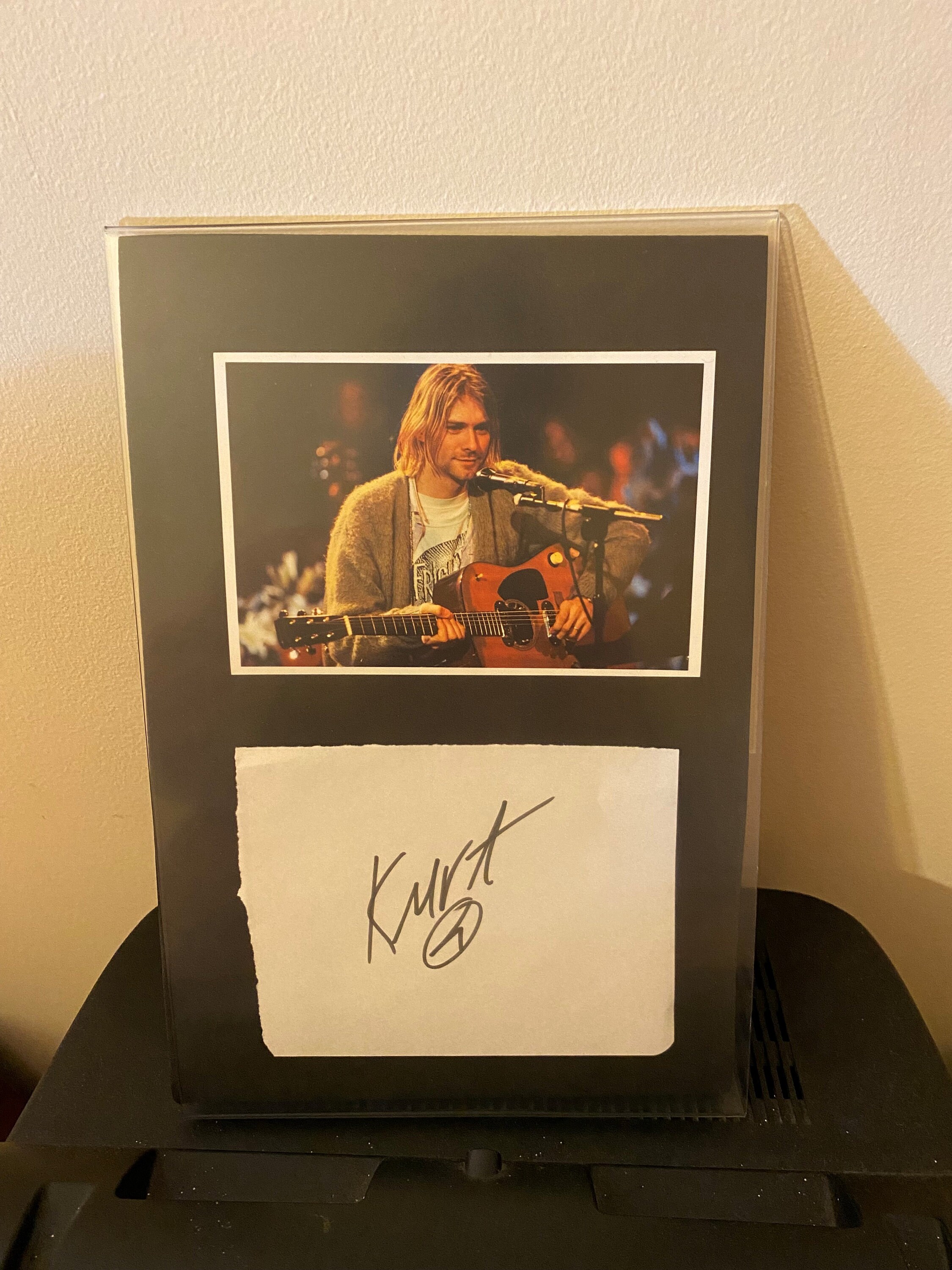 Kurt Cobain Signed Autograph Photo Etsy UK