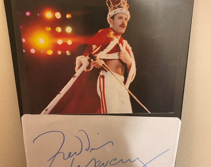 Freddie Mercury Signed Autograph Photo Etsy