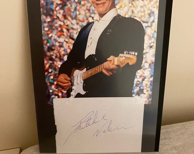 Ritchie Valens Buddy Holly Signed Original Autograph Etsy