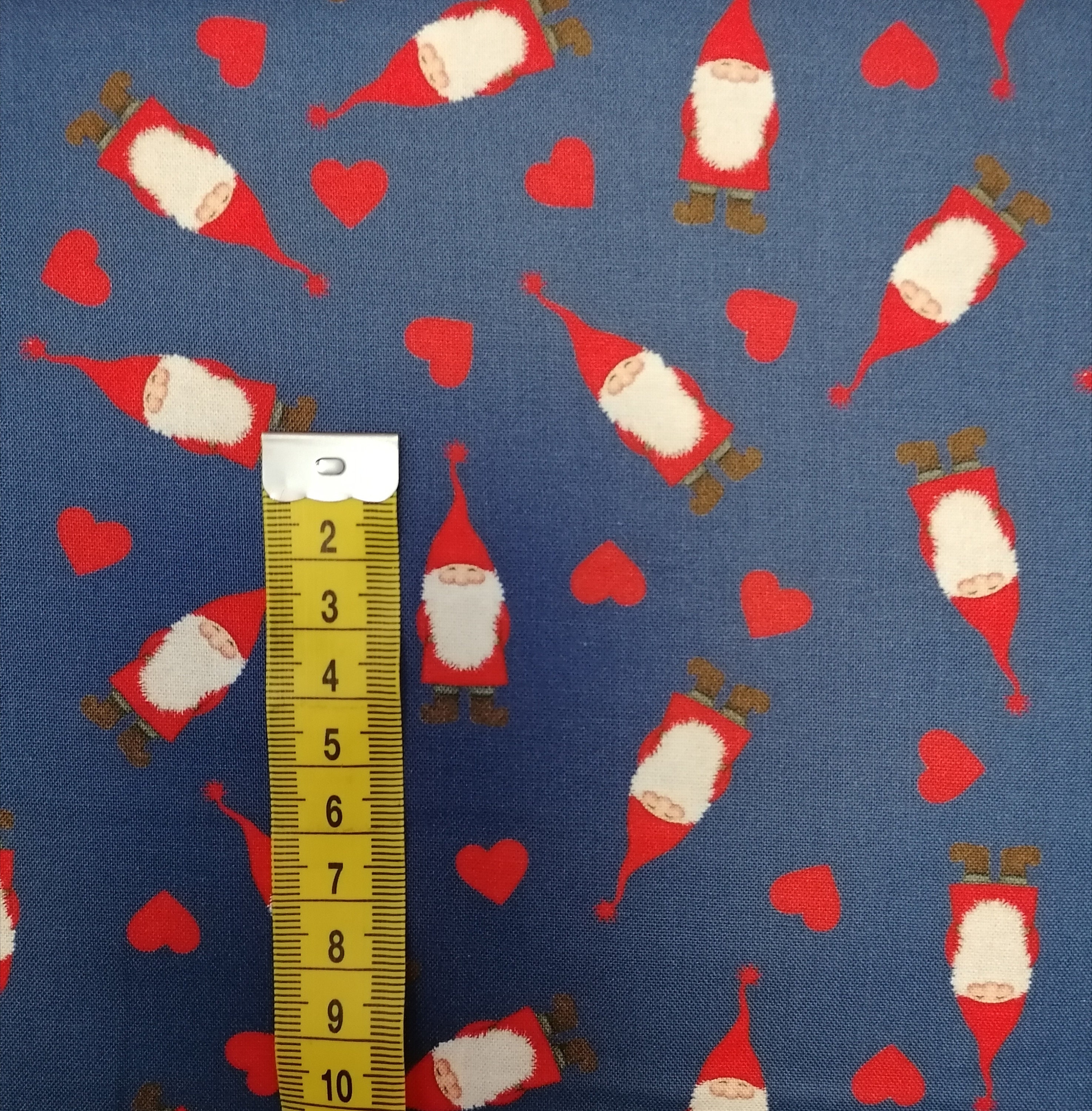 Christmas Gnome Cotton Fabric by the Yard, Gnome Fabric, Christmas Fabric,  Gnomes Fabric, Winter Fabric, Christmas Ornament, Christmas 