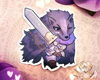 ER Blaidd Sticker, Soulsborne Sticker, FromSoft sticker