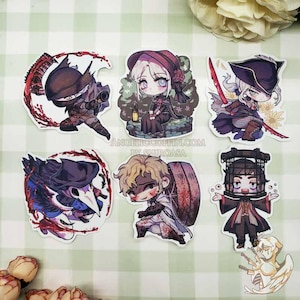 Bloodborne Sticker, Hunter, Doll, Lady Maria, Eileen, Alfred, Micolash, Soulsborne Vinyl Sticker