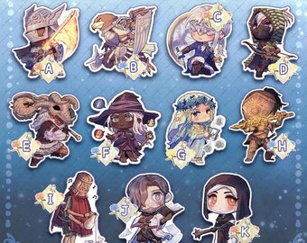 Sticker Nightfarer, Wylder, Hertogin, Voogd, Ironeye, Raider, Kluizenaar, Revenant, Beul, Iron Menial, Geleerde, Undertaker