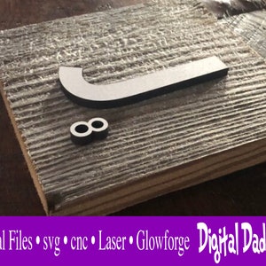 DIGITAL FILES Scrabble board tiles 6 inch tall for glowforge laser cnc 26 letters
