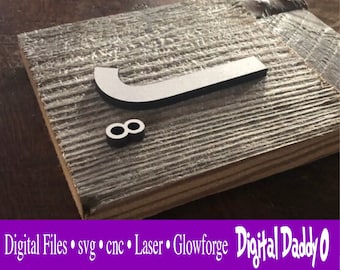 DIGITAL FILES Scrabble board tiles 6 inch tall for glowforge laser cnc 26 letters