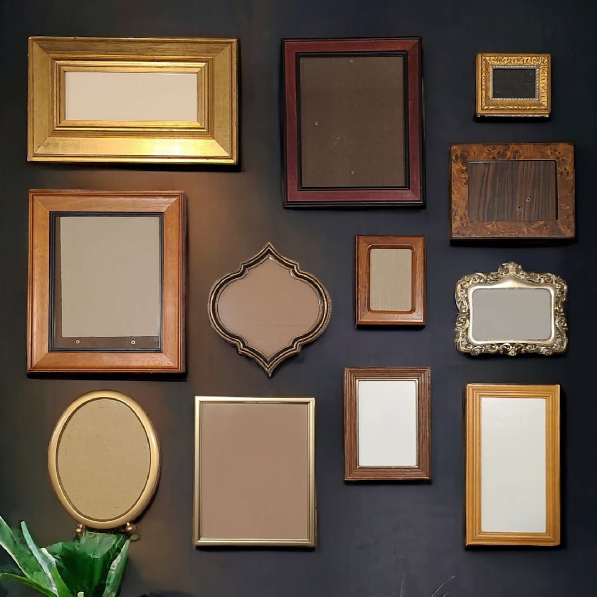 Assorted Frame Bundle | Gallery Wall Frames | Vintage Picture Frames | Unique Picture Frames | Gold Frames | Wood Frames | Boho Frames - Etsy